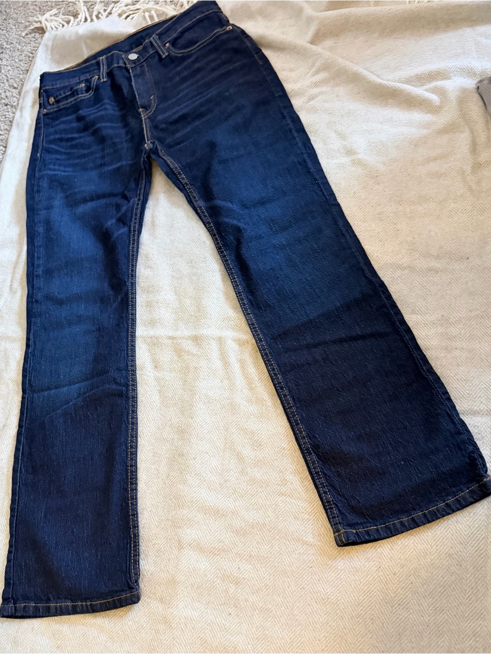 NWOT Levi's Men's 500 Series 527 Dark Wash Slim Fit Bootcut Denim Jeans 30x30